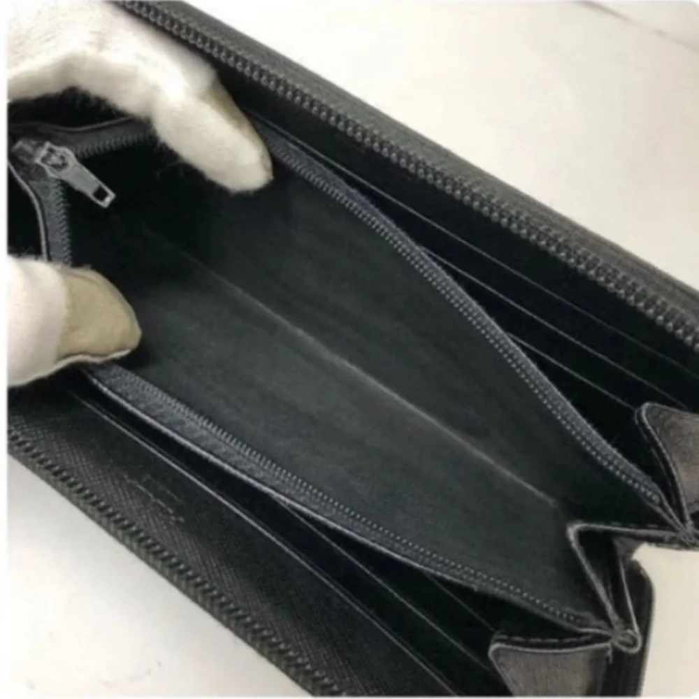 Prada Black Tesutto Nylon Long Wallet - Picture 10 of 15